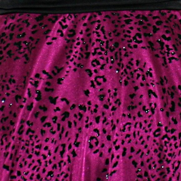 SPEECHLESS Dress Velvet Leopard Print Animal Print Party Holiday Burgundy Small - Picture 6 of 12